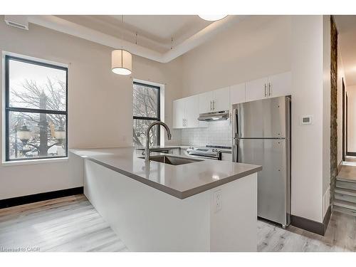 201-121 King Street E, Hamilton, ON - Indoor Photo Showing Kitchen