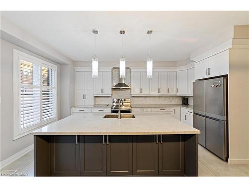 24 Macbean Crescent, Waterdown, ON - Indoor Photo Showing Kitchen With Upgraded Kitchen