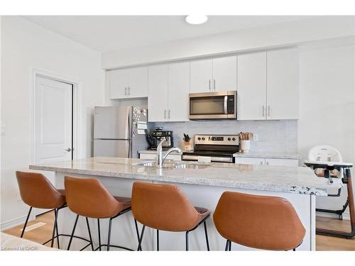 144 Sonoma Lane, Hamilton, ON - Indoor Photo Showing Kitchen With Stainless Steel Kitchen