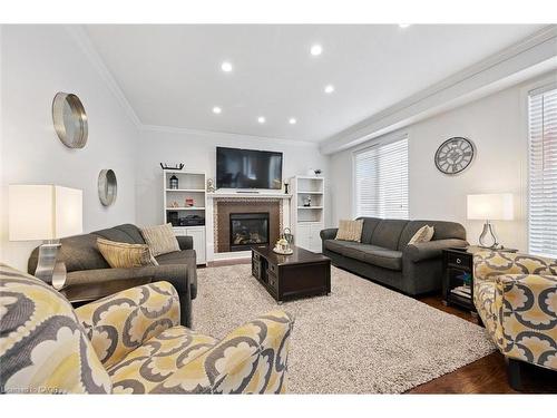 305 Pine Valley Drive, Kitchener, ON - Indoor Photo Showing Living Room With Fireplace