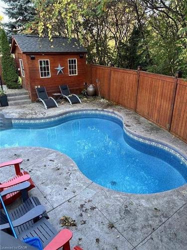 305 Pine Valley Drive, Kitchener, ON - Outdoor With In Ground Pool With Deck Patio Veranda