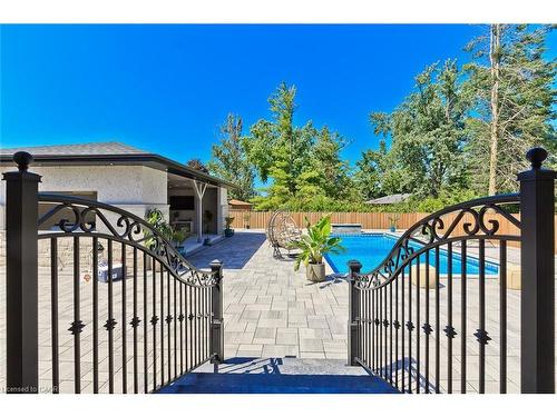 214 Ashford Drive, Barrie, ON - Outdoor With In Ground Pool