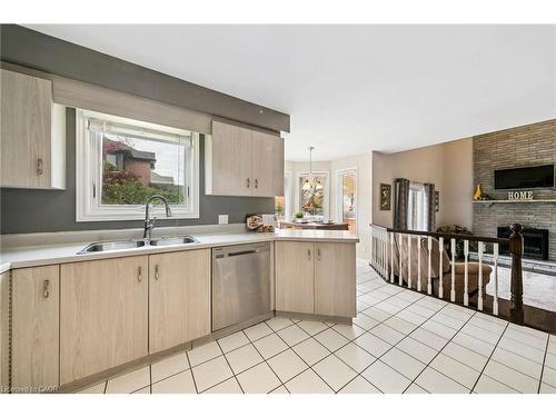 2210 Heidi Avenue, Burlington, ON - Indoor Photo Showing Kitchen With Double Sink