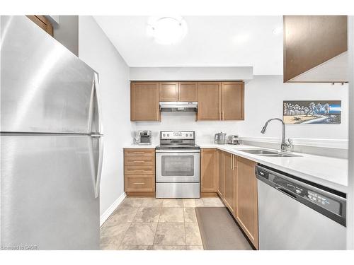 77W-77 Westminster Crescent, Fergus, ON - Indoor Photo Showing Kitchen With Stainless Steel Kitchen With Double Sink