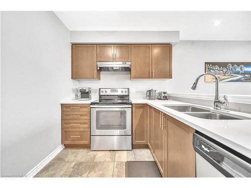 77W-77 Westminster Crescent, Fergus, ON - Indoor Photo Showing Kitchen With Stainless Steel Kitchen With Double Sink