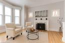 7 Homewood Avenue, Hamilton, ON  - Indoor Photo Showing Living Room With Fireplace 