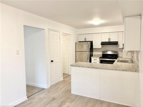 D-297 Main Street, Grimsby, ON - Indoor Photo Showing Kitchen With Double Sink With Upgraded Kitchen