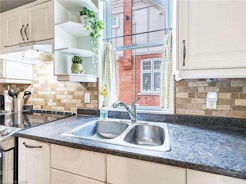 458 Dundurn Street S, Hamilton, ON - Indoor Photo Showing Kitchen With Double Sink