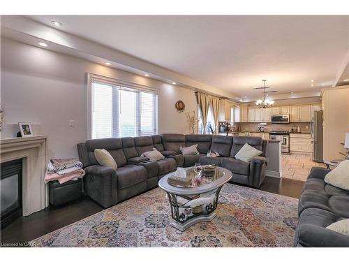 254 Rymal Road W, Hamilton, ON - Indoor Photo Showing Living Room With Fireplace