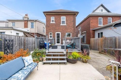 163 Leinster Avenue N, Hamilton, ON - Outdoor With Deck Patio Veranda With Exterior