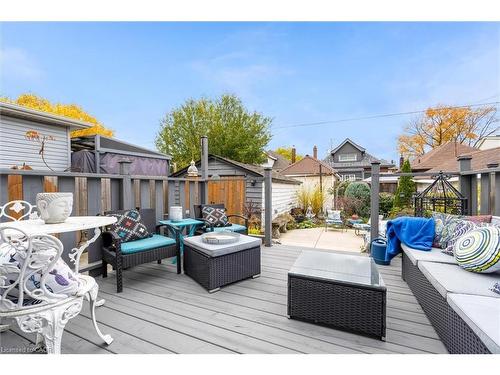 163 Leinster Avenue N, Hamilton, ON - Outdoor With Deck Patio Veranda With Exterior