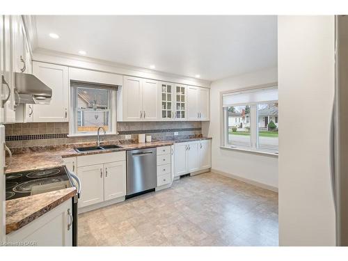 12 Duncan Drive, St. Catharines, ON - Indoor Photo Showing Kitchen With Double Sink