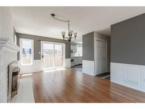 128 Brian Boulevard, Waterdown, ON - Indoor Photo Showing Other Room With Fireplace