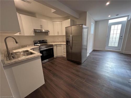Lower Level-147 Bocelli Crescent, Hamilton, ON - Indoor Photo Showing Kitchen With Stainless Steel Kitchen With Double Sink