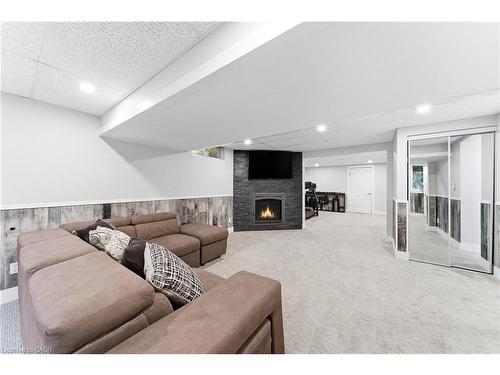 23 Stonegate Drive, Kitchener, ON - Indoor With Fireplace