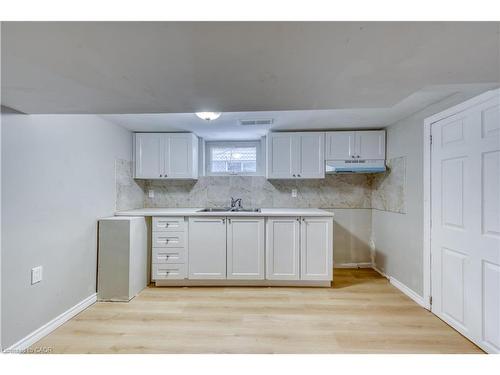 Basement-2100 Brampton Street, Hamilton, ON - Indoor Photo Showing Kitchen With Double Sink