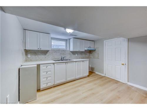 Basement-2100 Brampton Street, Hamilton, ON - Indoor Photo Showing Kitchen With Double Sink