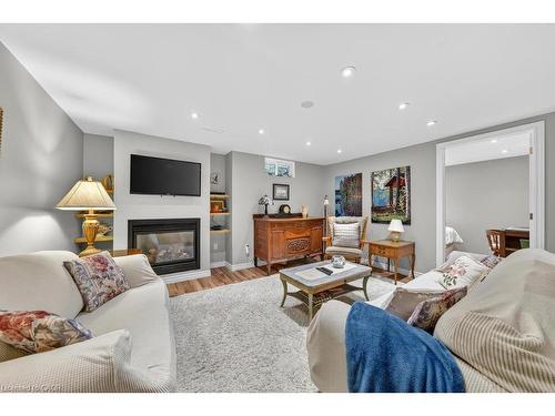 677 Powell Court, Burlington, ON - Indoor Photo Showing Living Room With Fireplace