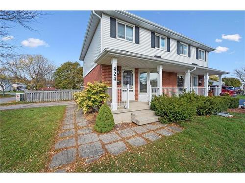 424 Benesfort Court, Kitchener, ON - Outdoor With Deck Patio Veranda With Facade