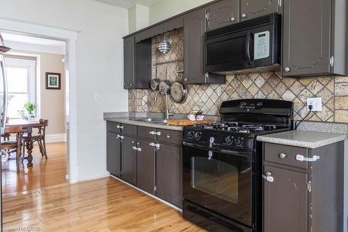 65 Banff Street, Caledonia, ON - Indoor Photo Showing Kitchen With Double Sink