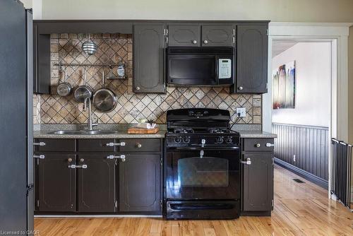 65 Banff Street, Caledonia, ON - Indoor Photo Showing Kitchen With Double Sink