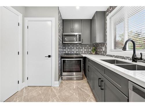 2298 Fassel Avenue, Burlington, ON - Indoor Photo Showing Kitchen With Double Sink