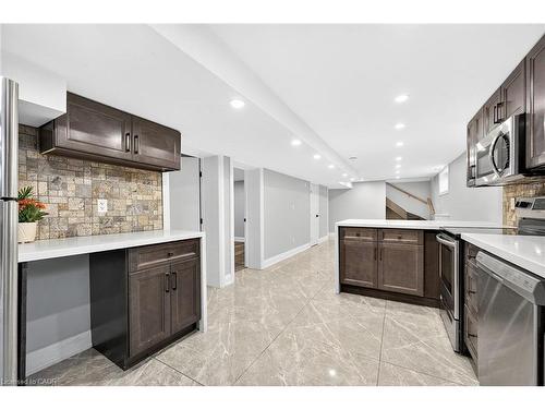 2298 Fassel Avenue, Burlington, ON - Indoor Photo Showing Kitchen With Stainless Steel Kitchen With Upgraded Kitchen