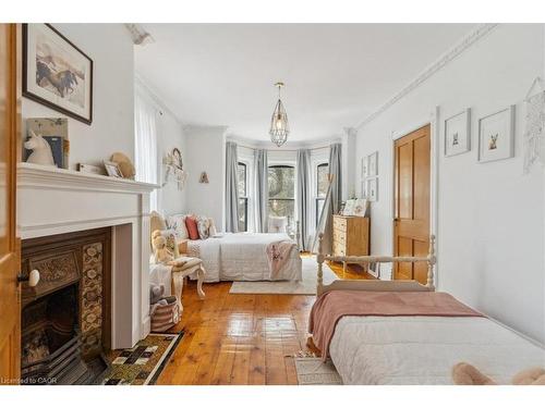 123 Main Street W, Grimsby, ON - Indoor With Fireplace