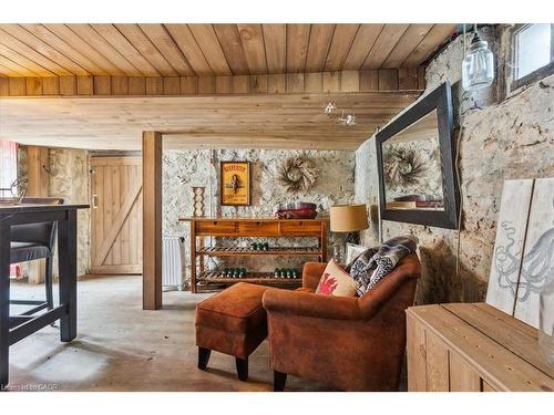 123 Main Street W, Grimsby, ON - Indoor With Fireplace