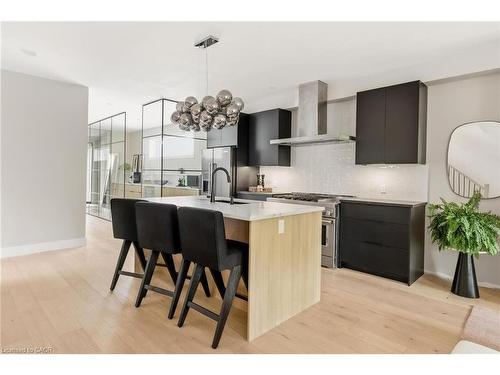 95 William Street W, Waterloo, ON - Indoor Photo Showing Kitchen With Upgraded Kitchen
