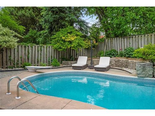 381 Queen Street S, Hamilton, ON - Outdoor With In Ground Pool With Backyard