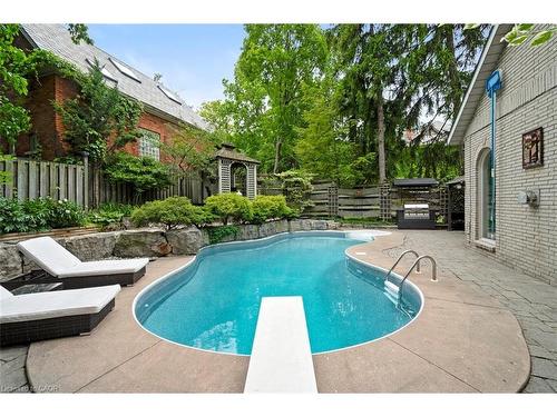 381 Queen Street S, Hamilton, ON - Outdoor With In Ground Pool