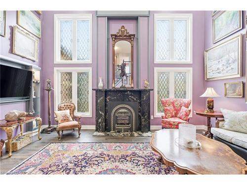 69 Hunter Way, Brantford, ON - Indoor Photo Showing Living Room With Fireplace