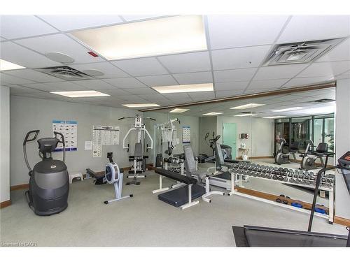 702-6 Willow Street, Waterloo, ON - Indoor Photo Showing Gym Room
