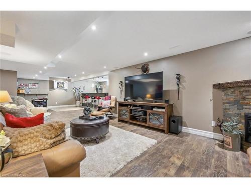7 Hearthbridge Street, Kitchener, ON - Indoor Photo Showing Living Room With Fireplace