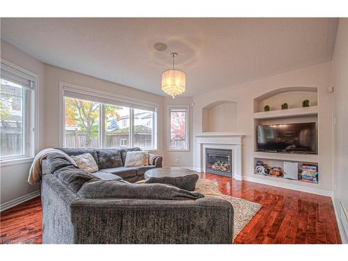47 Dellgrove Circle, Cambridge, ON - Indoor Photo Showing Living Room With Fireplace