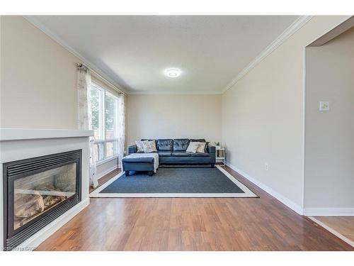 2218 Shadetree Avenue, Burlington, ON - Indoor Photo Showing Living Room With Fireplace