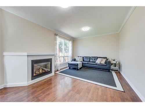 2218 Shadetree Avenue, Burlington, ON - Indoor Photo Showing Living Room With Fireplace