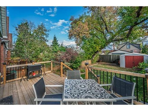 128 Crosthwaite Avenue N, Hamilton, ON - Outdoor With Deck Patio Veranda