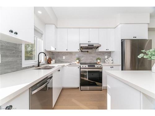 102-305 Garner Road, Hamilton, ON - Indoor Photo Showing Kitchen With Stainless Steel Kitchen With Upgraded Kitchen