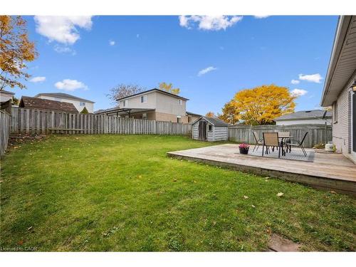7 Peter Court, Cambridge, ON - Outdoor With Deck Patio Veranda With Backyard