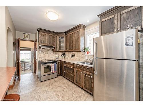 270 Mansion Street, Kitchener, ON - Indoor Photo Showing Kitchen With Stainless Steel Kitchen With Double Sink