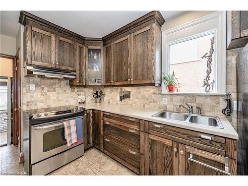 270 Mansion Street, Kitchener, ON - Indoor Photo Showing Kitchen With Double Sink