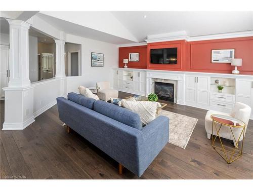 270 Farr Street, Pelham, ON - Indoor Photo Showing Living Room With Fireplace