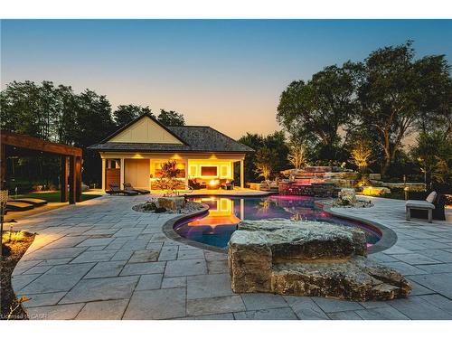 597 Old York Road, Burlington, ON - Outdoor With In Ground Pool