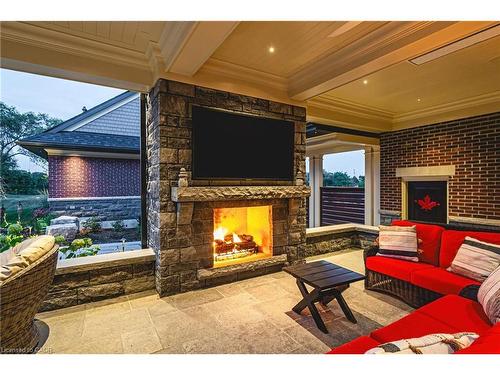 597 Old York Road, Burlington, ON - Outdoor With Fireplace With Exterior