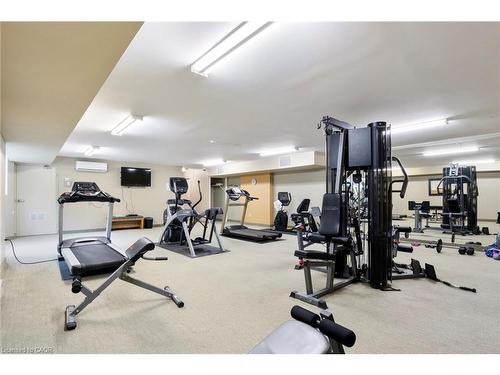 506-35 Green Valley Drive, Kitchener, ON - Indoor Photo Showing Gym Room