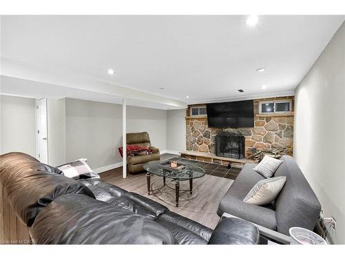14 Caledon Crescent, Brampton, ON - Indoor Photo Showing Living Room With Fireplace