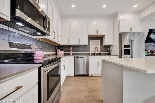 119 Waterloo Street, Kitchener, ON - Indoor Photo Showing Kitchen With Stainless Steel Kitchen With Upgraded Kitchen