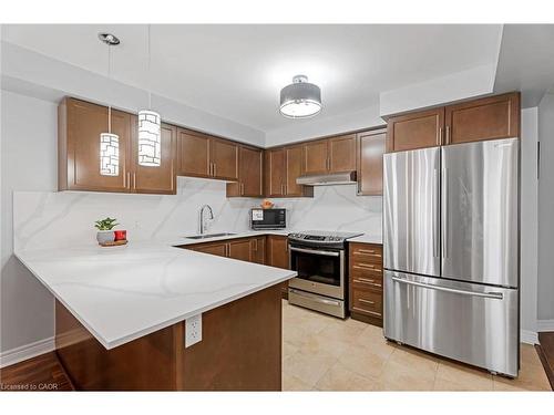 28 Charleswood Crescent, Hamilton, ON - Indoor Photo Showing Kitchen With Upgraded Kitchen